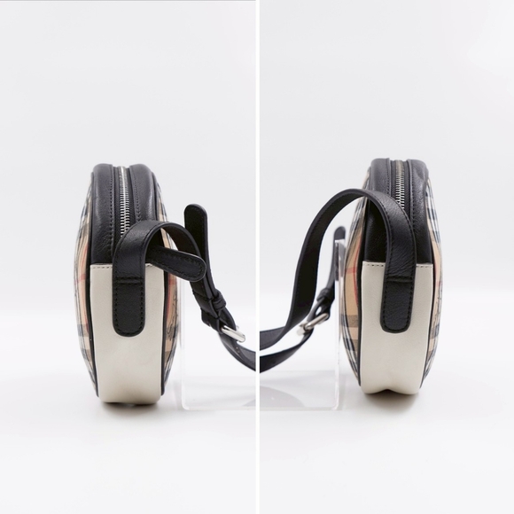 ❌️❌️SOLD❌️❌️BX48 💕 BURBERRY Vintage Check Cartoon Print Round Bag - Picture 8 of 14